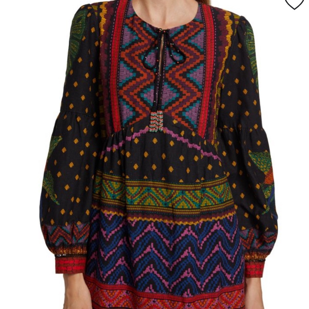 FARM Rio forest tapestry midi dress - Picture 6 of 8